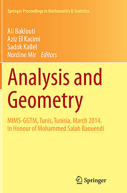 Kartonierter Einband Analysis and Geometry von 