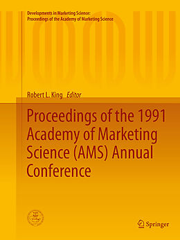Kartonierter Einband Proceedings of the 1991 Academy of Marketing Science (AMS) Annual Conference von 
