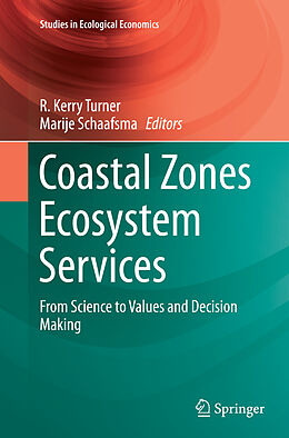 Couverture cartonnée Coastal Zones Ecosystem Services de 