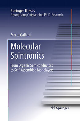 Kartonierter Einband Molecular Spintronics von Marta Galbiati