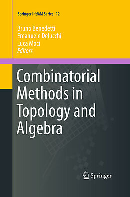 Couverture cartonnée Combinatorial Methods in Topology and Algebra de 