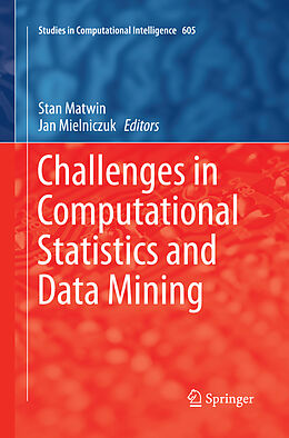 Couverture cartonnée Challenges in Computational Statistics and Data Mining de 