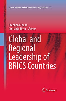 Couverture cartonnée Global and Regional Leadership of BRICS Countries de 