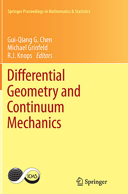 Couverture cartonnée Differential Geometry and Continuum Mechanics de 