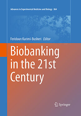 Kartonierter Einband Biobanking in the 21st Century von 