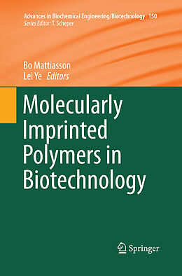 Couverture cartonnée Molecularly Imprinted Polymers in Biotechnology de 