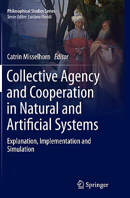 Couverture cartonnée Collective Agency and Cooperation in Natural and Artificial Systems de 