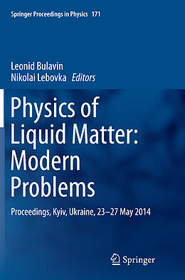 Kartonierter Einband Physics of Liquid Matter: Modern Problems von 
