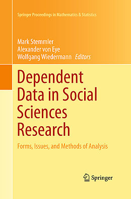 Kartonierter Einband Dependent Data in Social Sciences Research von 