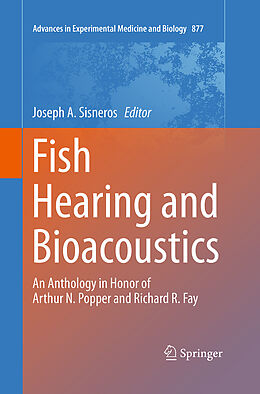 Kartonierter Einband Fish Hearing and Bioacoustics von 