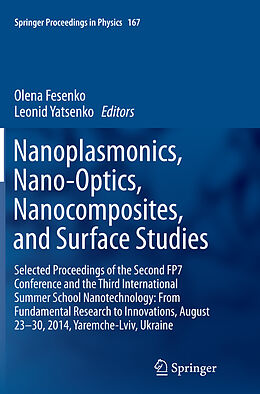 Kartonierter Einband Nanoplasmonics, Nano-Optics, Nanocomposites, and Surface Studies von 