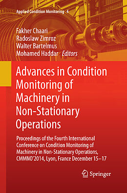 Kartonierter Einband Advances in Condition Monitoring of Machinery in Non-Stationary Operations von 