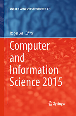Couverture cartonnée Computer and Information Science 2015 de 