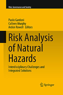 Couverture cartonnée Risk Analysis of Natural Hazards de 