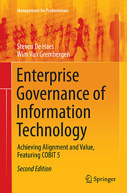Kartonierter Einband Enterprise Governance of Information Technology von Wim Van Grembergen, Steven De Haes