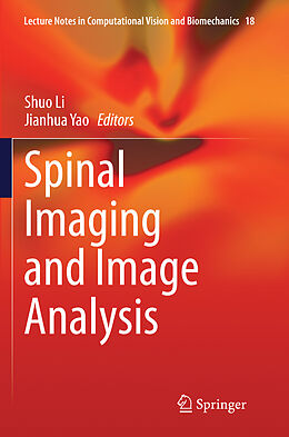 Couverture cartonnée Spinal Imaging and Image Analysis de 