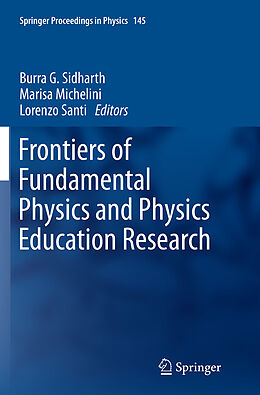Kartonierter Einband Frontiers of Fundamental Physics and Physics Education Research von 