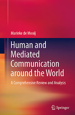 Couverture cartonnée Human and Mediated Communication around the World de Marieke De Mooij