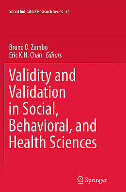 Couverture cartonnée Validity and Validation in Social, Behavioral, and Health Sciences de 