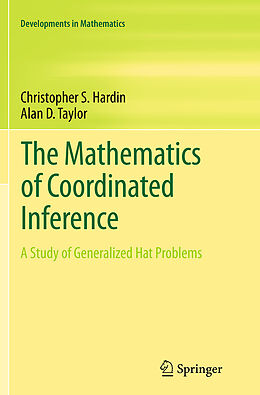 Couverture cartonnée The Mathematics of Coordinated Inference de Christopher S. Hardin, Alan D. Taylor