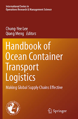 Couverture cartonnée Handbook of Ocean Container Transport Logistics de 