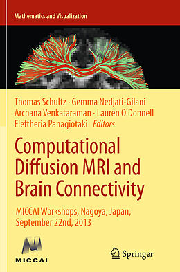 Couverture cartonnée Computational Diffusion MRI and Brain Connectivity de 
