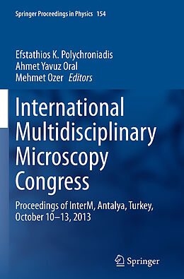 Kartonierter Einband International Multidisciplinary Microscopy Congress von 
