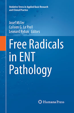 Couverture cartonnée Free Radicals in ENT Pathology de 