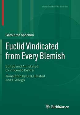 Kartonierter Einband Euclid Vindicated from Every Blemish von Gerolamo Saccheri