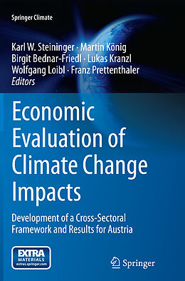 Couverture cartonnée Economic Evaluation of Climate Change Impacts de 