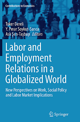 Couverture cartonnée Labor and Employment Relations in a Globalized World de 