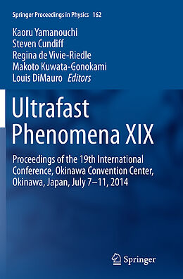 Kartonierter Einband Ultrafast Phenomena XIX von 