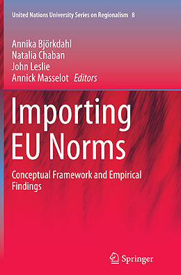 Couverture cartonnée Importing EU Norms de 