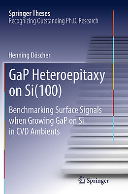 Couverture cartonnée GaP Heteroepitaxy on Si(100) de Henning Döscher