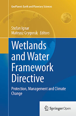Kartonierter Einband Wetlands and Water Framework Directive von 