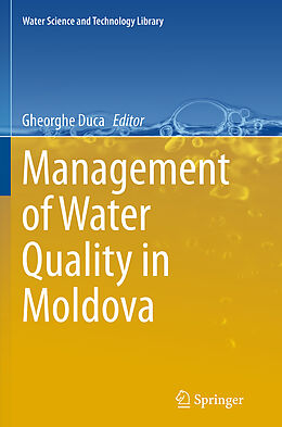 Couverture cartonnée Management of Water Quality in Moldova de 