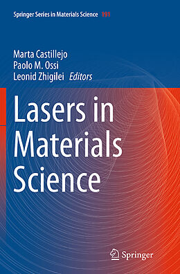Couverture cartonnée Lasers in Materials Science de 