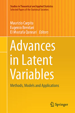 Couverture cartonnée Advances in Latent Variables de 