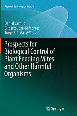 Couverture cartonnée Prospects for Biological Control of Plant Feeding Mites and Other Harmful Organisms de 