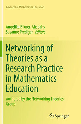 Couverture cartonnée Networking of Theories as a Research Practice in Mathematics Education de 