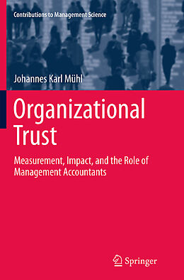 Kartonierter Einband Organizational Trust von Johannes Karl Mühl