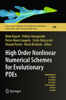 Couverture cartonnée High Order Nonlinear Numerical Schemes for Evolutionary PDEs de 