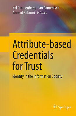 Couverture cartonnée Attribute-based Credentials for Trust de 