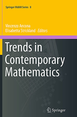 Couverture cartonnée Trends in Contemporary Mathematics de 