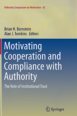 Couverture cartonnée Motivating Cooperation and Compliance with Authority de 