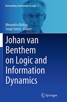 Couverture cartonnée Johan van Benthem on Logic and Information Dynamics de 