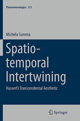 Couverture cartonnée Spatio-temporal Intertwining de Michela Summa