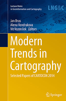 Kartonierter Einband Modern Trends in Cartography von 