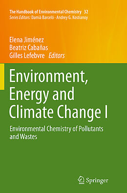 Couverture cartonnée Environment, Energy and Climate Change I de 