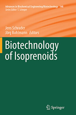 Couverture cartonnée Biotechnology of Isoprenoids de 